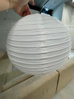 Rijstpapieren lampen 50 cm, Ophalen, Japandi, Gebruikt, Wit
