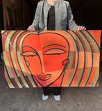 Het Geluk In Goud - Zeefdruk Jacqueline Schäfer, Ophalen of Verzenden