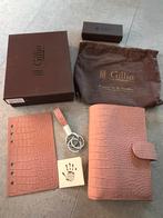 Gillio Firenze medium compagna planner croco aubergine Matt, Ophalen of Verzenden, Nieuw