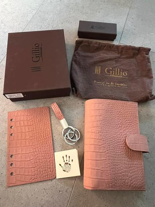 Gillio Firenze medium compagna planner croco aubergine Matt, Diversen, Agenda's, Nieuw, Ophalen of Verzenden