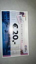 Dit is een kortingscode geen saldokaart, Tickets en Kaartjes, Kortingen en Cadeaubonnen, Eén persoon, Kortingsbon, Overige typen