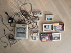 Super Nintendo, Spelcomputers en Games, Spelcomputers | Nintendo NES, Ophalen, Gebruikt, Met 3 controllers of meer, Met games