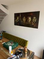 Andre Hazes, Johan Cruijff,Ajax plexiglas &canvas schilderij, Popart, Nieuw, Ophalen of Verzenden, Info@popartschilderijen.nl