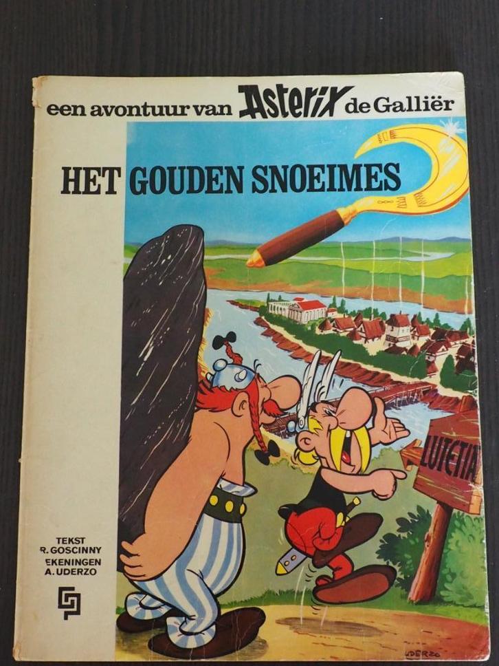 Astrix en Het Gouden Snoeimes 1967, Boeken, Stripboeken, Gelezen, Eén stripboek, Ophalen of Verzenden