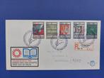 Postzegel NL 1966 FDC 79 Zomerzegels met Aantekenstrookje, Postzegels en Munten, Postzegels | Nederland, Ophalen of Verzenden
