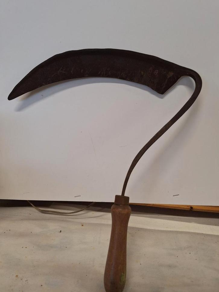 Oude handgesmede zijsje, Antiek en Kunst, Antiek | Gereedschap en Instrumenten, Ophalen of Verzenden