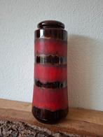 West-Germany Vaas Rood/Bruin - 26cm, Antiek en Kunst, Ophalen of Verzenden