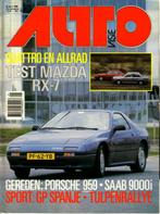 Autovisie test Mazda RX-7 April 1986, Ophalen of Verzenden, Gelezen, Mazda