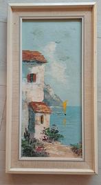 Pracht vintage klein schilderij gesigneerd : Bianco, Antiek en Kunst, Kunst | Schilderijen | Klassiek, Ophalen of Verzenden