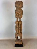 250923 Oud Afrikaans dubbele Dogon beeldje uit Mali., Ophalen of Verzenden