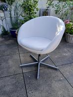Witte kunstleren swivelchair Ikea, Huis en Inrichting, Bureaustoelen, Ophalen, Zo goed als nieuw, Wit, Bureaustoel