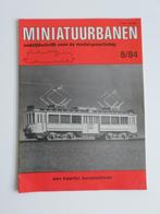 Tijdschrift Miniatuurbanen NR. 8 uit 1984, Hobby en Vrije tijd, Modeltreinen | H0, Ophalen of Verzenden, Zo goed als nieuw, Boek, Tijdschrift of Catalogus