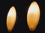 2 vintage Italiaanse brass "Tuschinski design" wandlampen., Antiek en Kunst, Verzenden