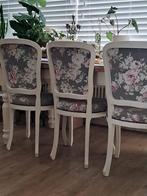 4 mooie oudholandse stoelen en boerentafell, Antiek en Kunst, Ophalen