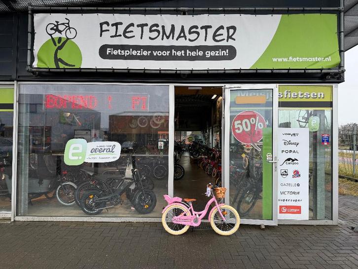FIETSMASTER Volare Blossom Kinderfiets - Meisjes - 18 inch, Fietsen en Brommers, Fietsen | Meisjes, Nieuw, 18 inch, Handrem, Ophalen of Verzenden