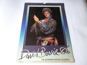 David Bowie Kalender 1986 beschikbaar voor biedingen