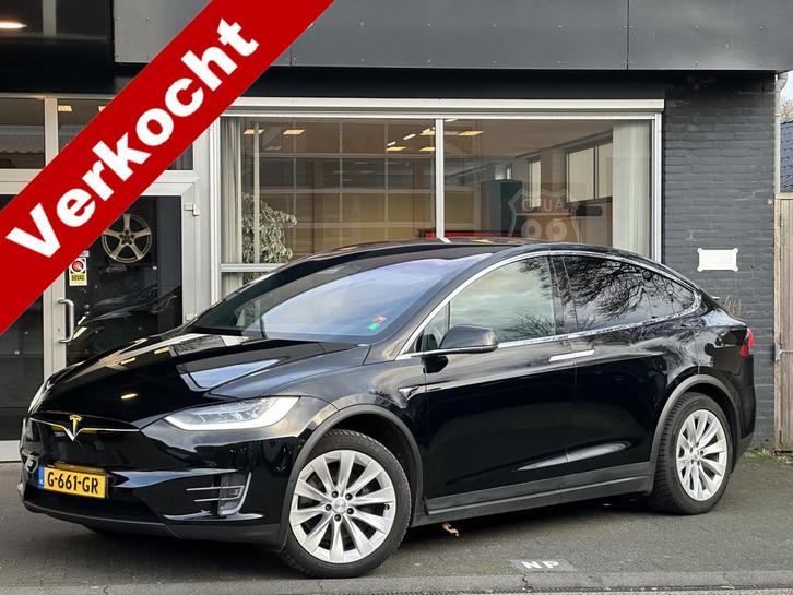 Tesla Model X 100D Long Range 7 PERSOONS AUTOPILOT / FABRIEK, Auto's, Tesla, Bedrijf, Te koop, Model X, 4x4, ABS, Achteruitrijcamera