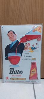 Zeldzaam reclamebord San Pellegrino Bitter, Verzamelen, Merken en Reclamevoorwerpen, Ophalen of Verzenden, Nieuw, Reclamebord