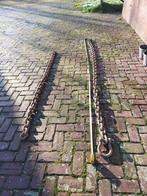Zware sleepketting met harpen, lengte 3 m, schakels 20 mm in, Ophalen, Gebruikt