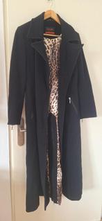 zwarte wollen mantel, damo, orange label, Kleding | Dames, Ophalen, Zo goed als nieuw, Zwart