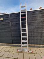 Altrex ladder 3x12 (totaal 9,3 meter), Doe-het-zelf en Verbouw, Ladders en Trappen, Ophalen, Gebruikt, Ladder, Opvouwbaar of Inschuifbaar