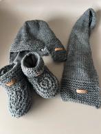 Barts set: muts, sjaal en slofjes, Kinderen en Baby's, Babykleding | Mutsen, Sjaals en Wanten, Ophalen of Verzenden, Zo goed als nieuw