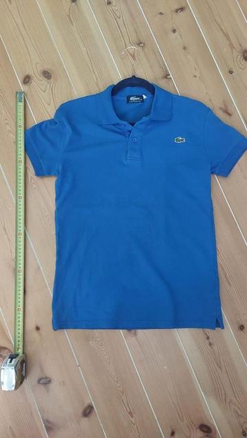 Mooi kobaltblauw LaCoste (?) poloshirt, maat L beschikbaar voor biedingen