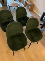 4 eetkamer stoelen groen (Casa nieuwprijs 70,- ps), Huis en Inrichting, Stoelen, Ophalen, Zo goed als nieuw, Overige kleuren, Vier