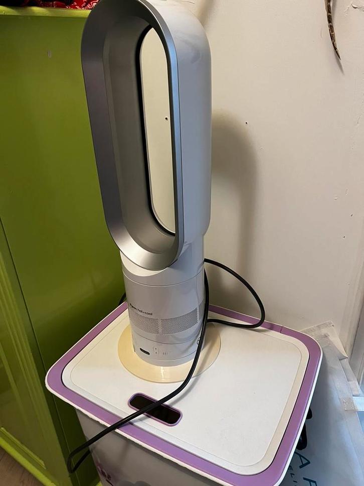 Dyson AM 05 hot en cool, Witgoed en Apparatuur, Ventilatoren, Zo goed als nieuw, Statiefventilator, Ventilator met afstandsbediening