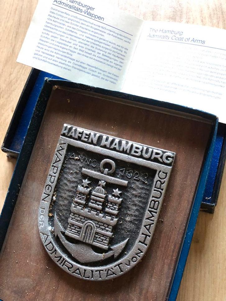 Hamburg Admiraliteits Wapen 1623, Antiek en Kunst, Antiek | Bestek, Ophalen