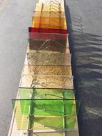 Figuurglasplaatjes Glas in lood/Tiffany, Ophalen, Zo goed als nieuw