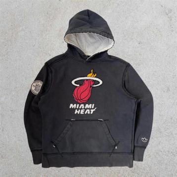 Vintage Adidas Miami Heat Hoodie Zwart Maat S beschikbaar voor biedingen
