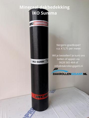 IKO Summa mineraal dakbedekking beschikbaar voor biedingen