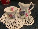 Hammersley & Co. Vintage Floral Creamer and Sugar Bowl Set,, Ophalen of Verzenden