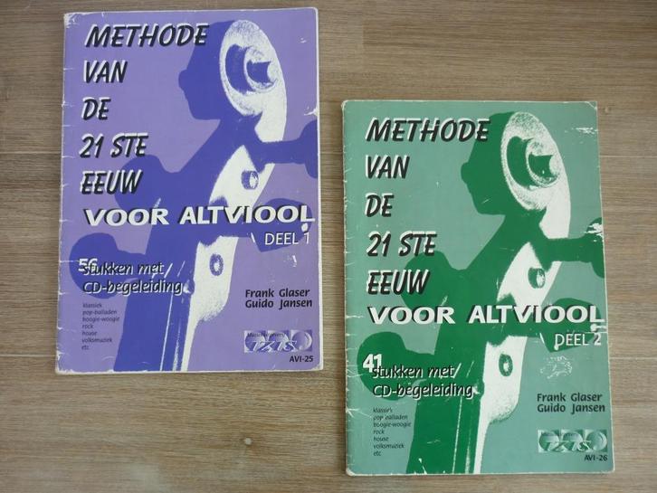 Frank glaser methode van de 21e eeuw voor altviool 1 en 2, Muziek en Instrumenten, Bladmuziek, Gebruikt, Les of Cursus, Klassiek
