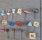 Honderden vintage speldjes reclame-artikelen jaren 60/70 2/2, Verzamelen, Speldjes, Pins en Buttons, Ophalen of Verzenden, Gebruikt