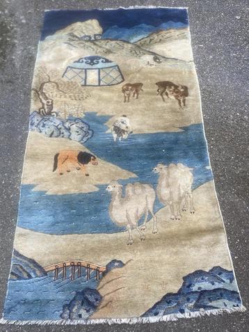 Prachtig antiekChinees Tao Pao handgeknoopt tapijt: SALE !!! beschikbaar voor biedingen