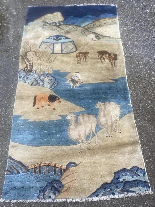 Prachtig antiekChinees Tao Pao handgeknoopt tapijt: SALE !!!, Huis en Inrichting, Stoffering | Tapijten en Kleden, 200 cm of meer