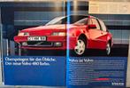 Advertentie 1988 Volvo 480 Turbo, Verzamelen, Verzenden, Zo goed als nieuw, Auto's