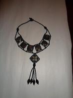 MARCCAIN zwarte kralen ketting, Sieraden, Tassen en Uiterlijk, Verzenden, Nieuw, Zwart, Overige materialen