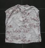 YAYA lila top met bladeren print, korte mouw, 40, Maat 38/40 (M), Paars, Ophalen of Verzenden, Zo goed als nieuw