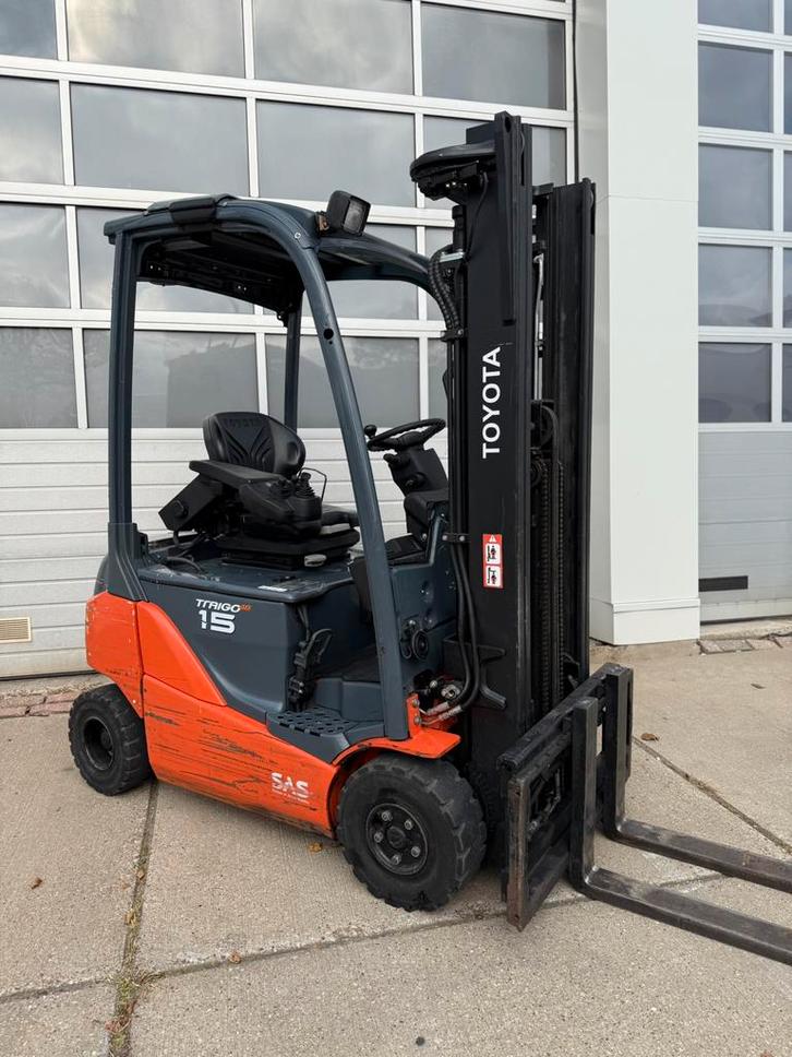TOYOTA 8FBMT15 1500KG BJ 2012 DUPLEX 3.30M 3000UUR + SHIFT, Zakelijke goederen, Machines en Bouw | Heftrucks en Intern transport