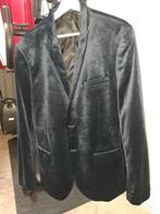 Blauw fluwelen heren colbert - XL, Blauw, Angelo Litrico, Maat 56/58 (XL), Ophalen of Verzenden