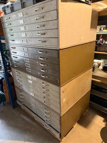 Metalen ladenkasten, sorteerkasten, opberger - N3584 beschikbaar voor biedingen