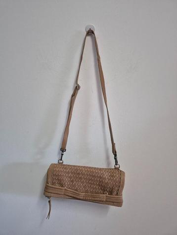 Tas45 - Lichtbruin zachtleren Amsterdam Cowboys tas (1) beschikbaar voor biedingen