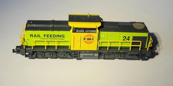 N-spoor Fleischmann 721015 Rotterdam Rail Feeding (RRF), Hobby en Vrije tijd, Modeltreinen | N-Spoor, Nieuw, Locomotief, Gelijkstroom