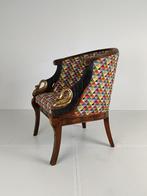 Decoratieve Neoklassieke Zwaan Armstoel, Ophalen