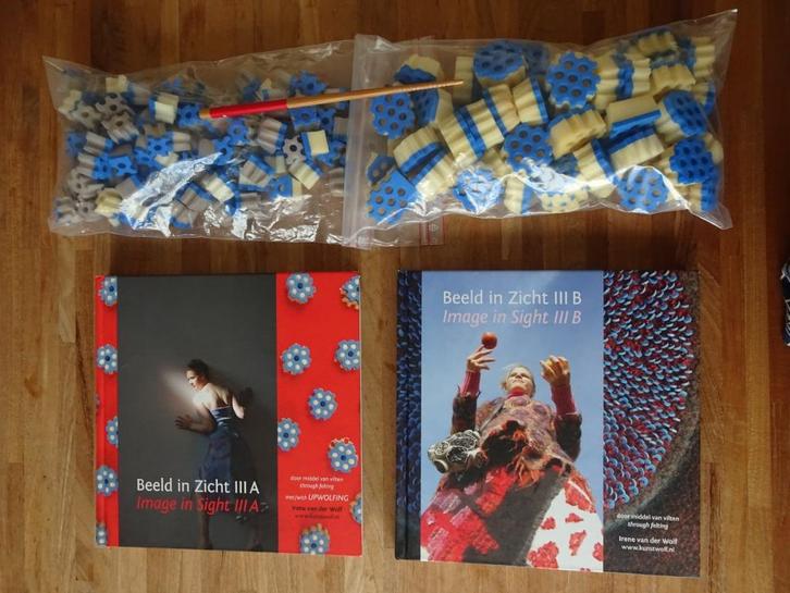 Set Beeld in zicht IIIa & IIIb met Upwolfing materiaal, Hobby en Vrije tijd, Vilt, Gebruikt, Boek of Patroon, Ophalen of Verzenden