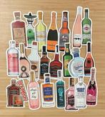 Wijn, bier flessen stickers, Verzenden, Nieuw, Meerdere stickers