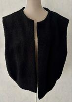 Zwarte Teddy Gilet - one size!, Ophalen of Verzenden, Zo goed als nieuw, Maat 38/40 (M), Zwart